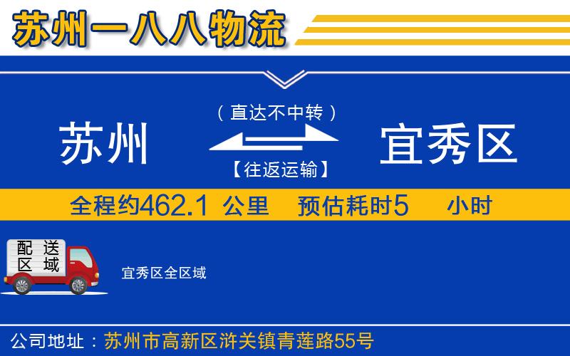 蘇州到宜秀區(qū)物流專(zhuān)線